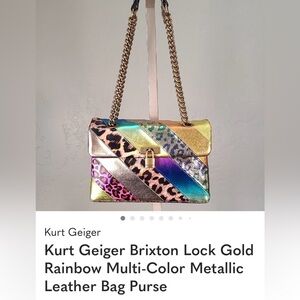 Kurt Geiger Metallic Multi-Color Shoulder Bag